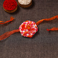  Twisted Rose - Handmade Blue Mango Rakhi 