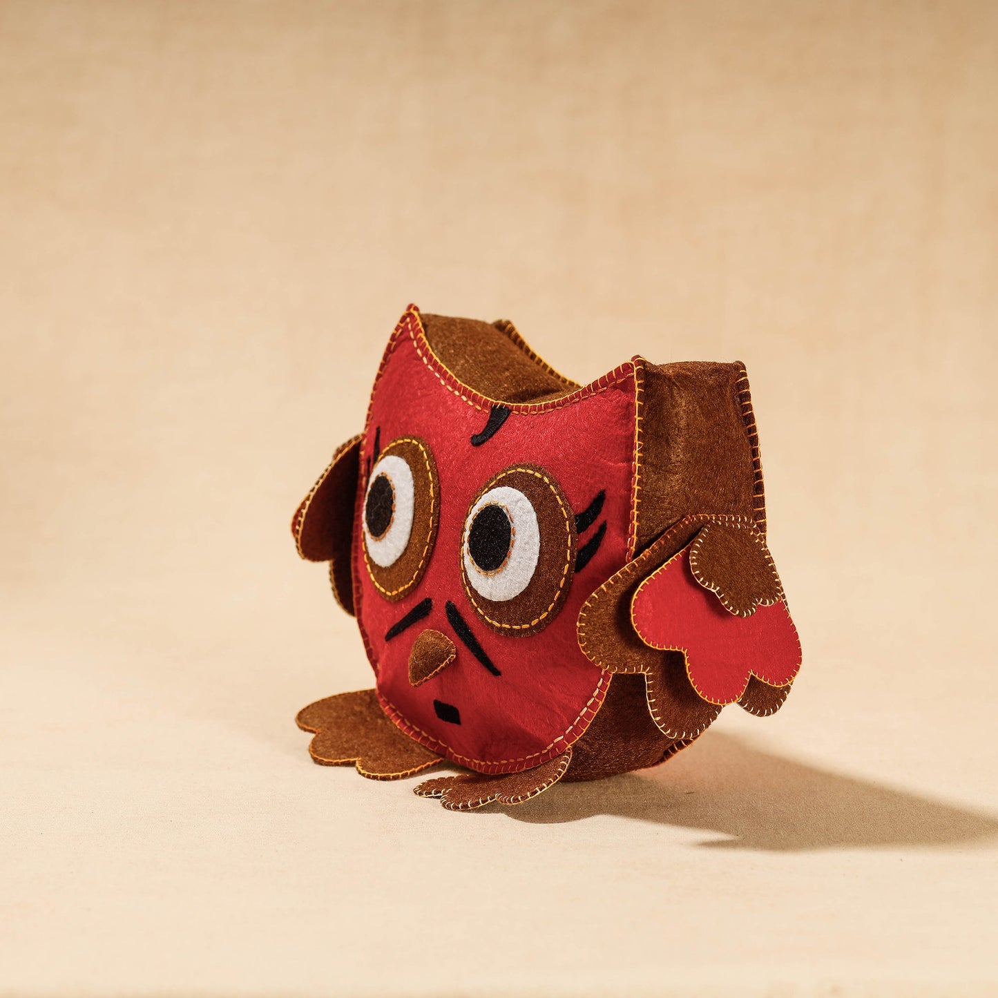  Buy Ullu- Handmade Felt Work Stuffed Soft Toy 