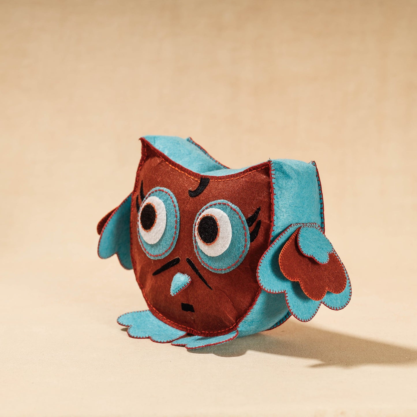  Buy Ullu- Handmade Felt Work Stuffed Soft Toy 