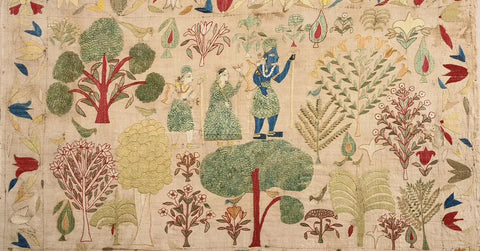 Thread work embroidery