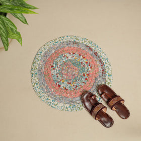  Gudri Hand Braided Recycled Door Mat Online in India