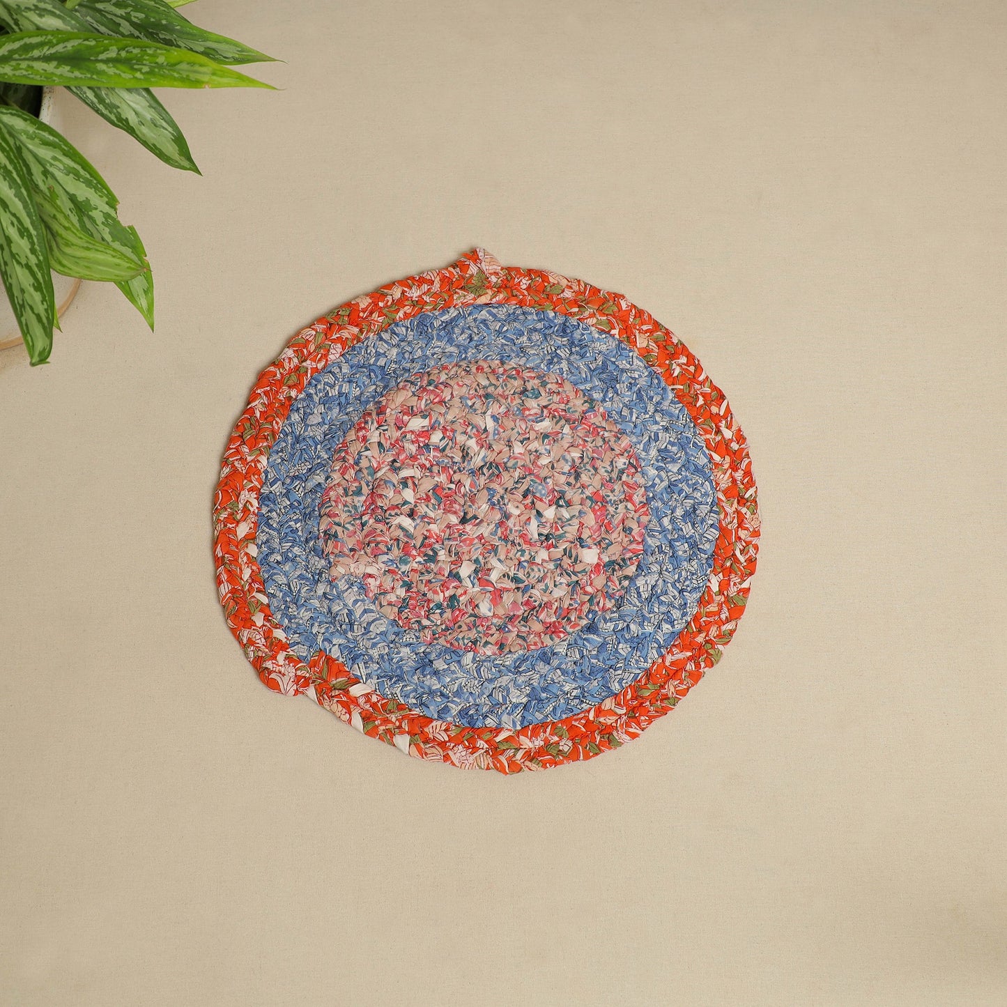  Gudri Hand Braided Recycled Door Mat Online in India