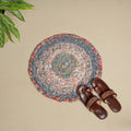  Gudri Hand Braided Recycled Door Mat Online in India