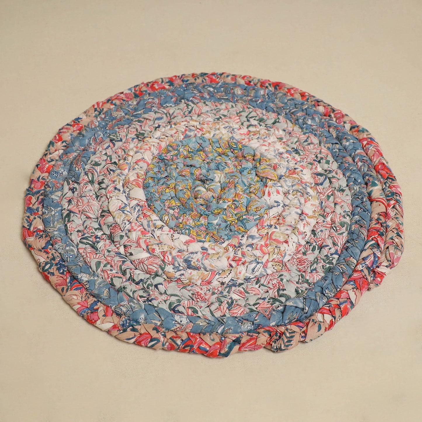  Gudri Hand Braided Recycled Door Mat Online in India