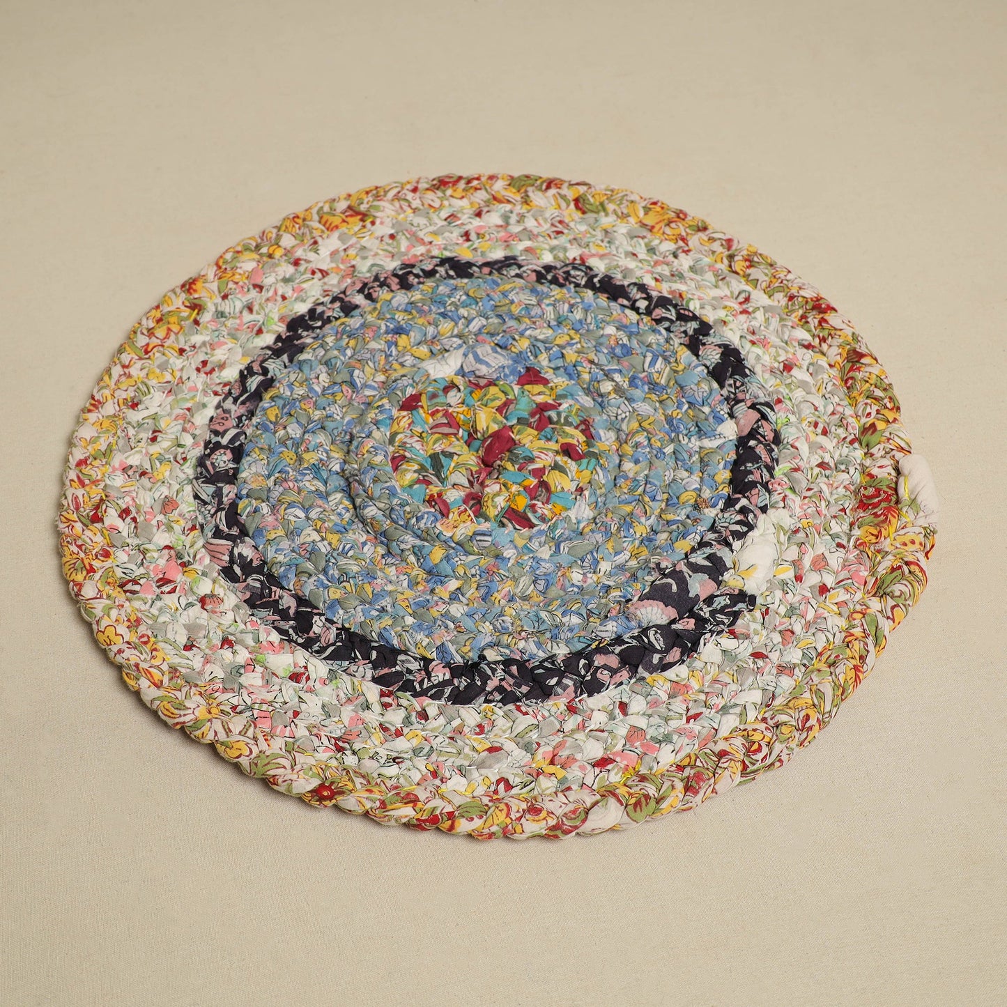  Gudri Hand Braided Recycled Door Mat Online in India