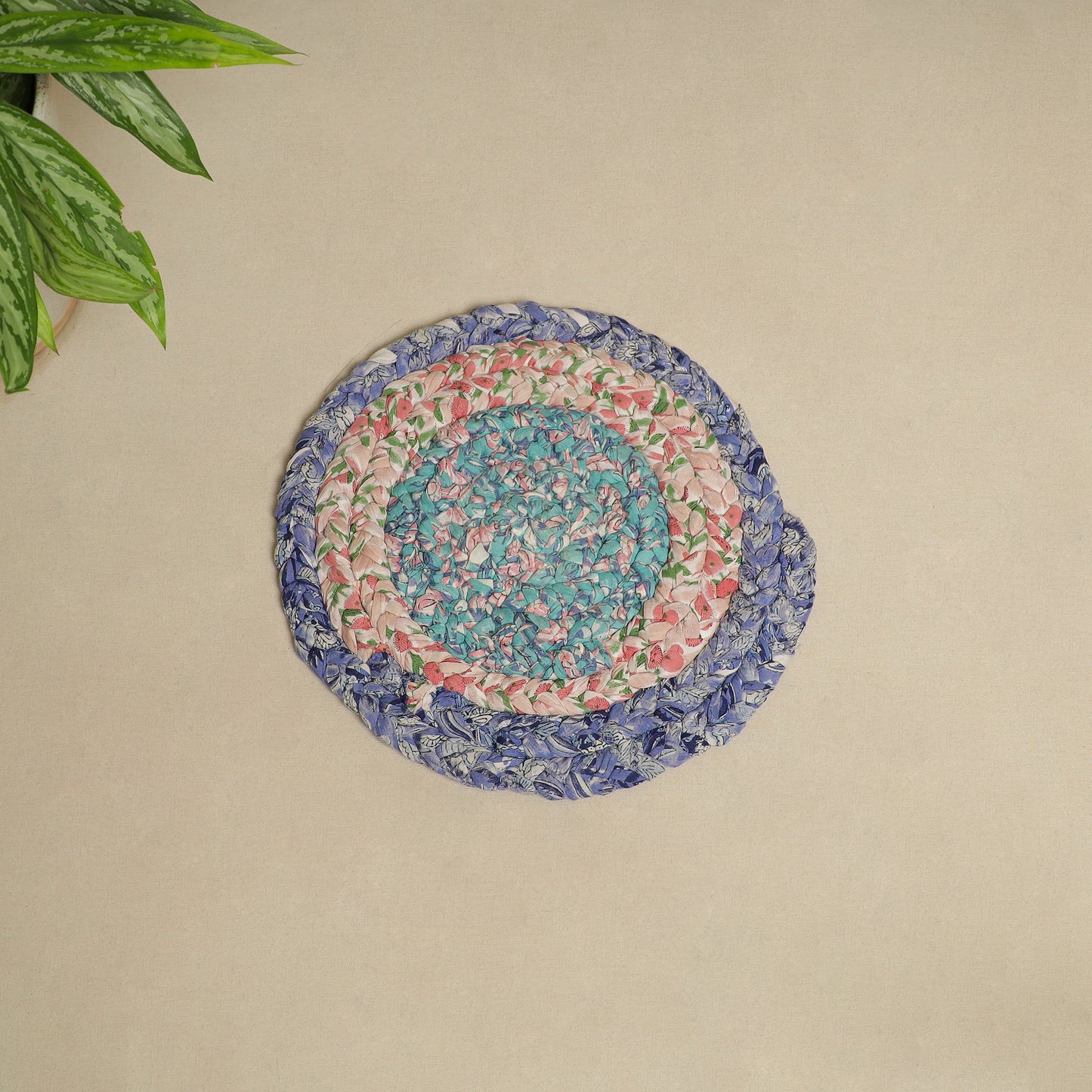  Gudri Hand Braided Recycled Door Mat Online in India