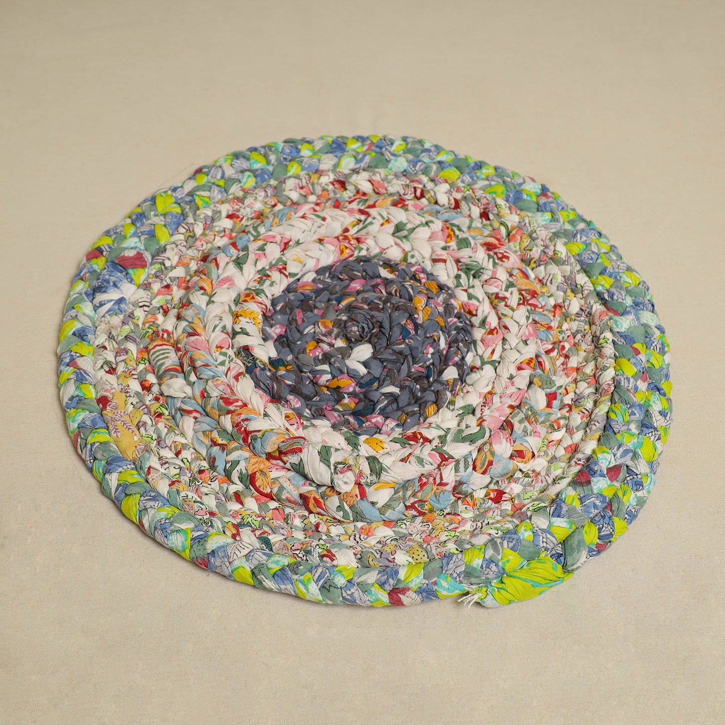  Gudri Hand Braided Recycled Door Mat Online in India