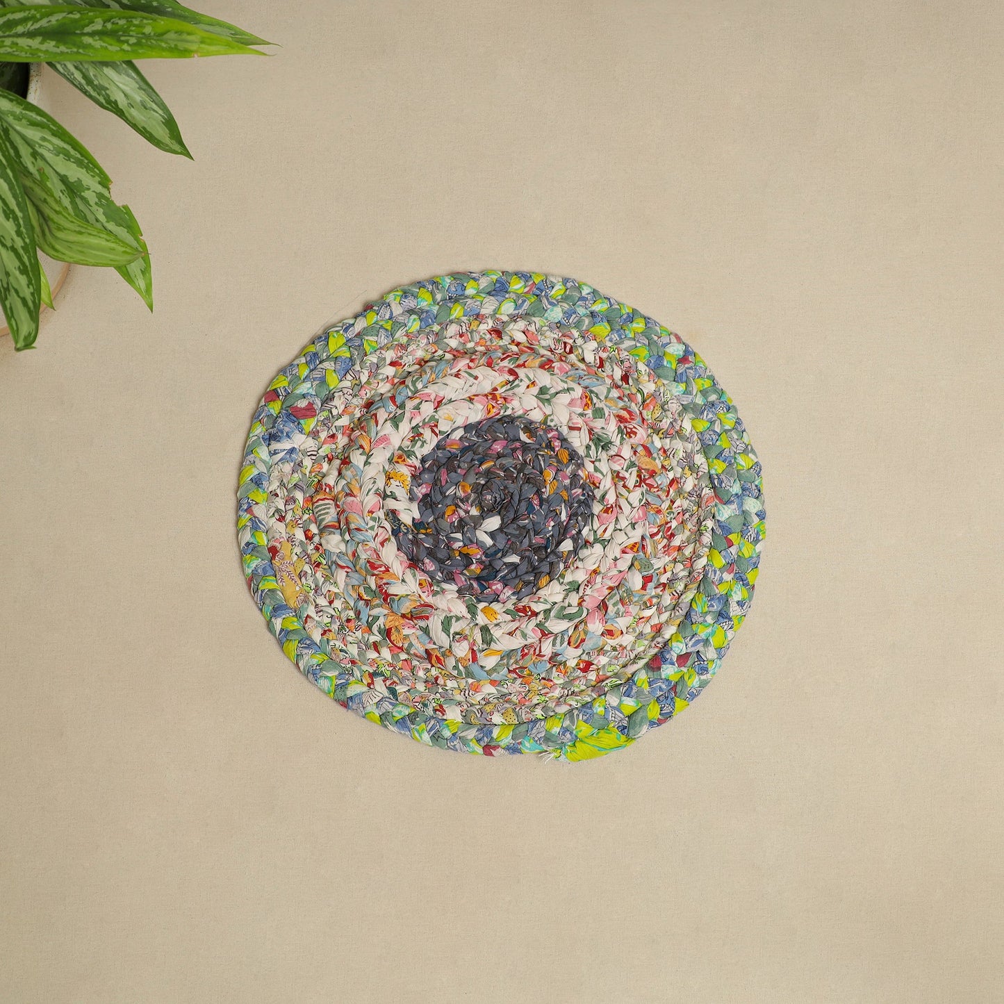  Gudri Hand Braided Recycled Door Mat Online in India