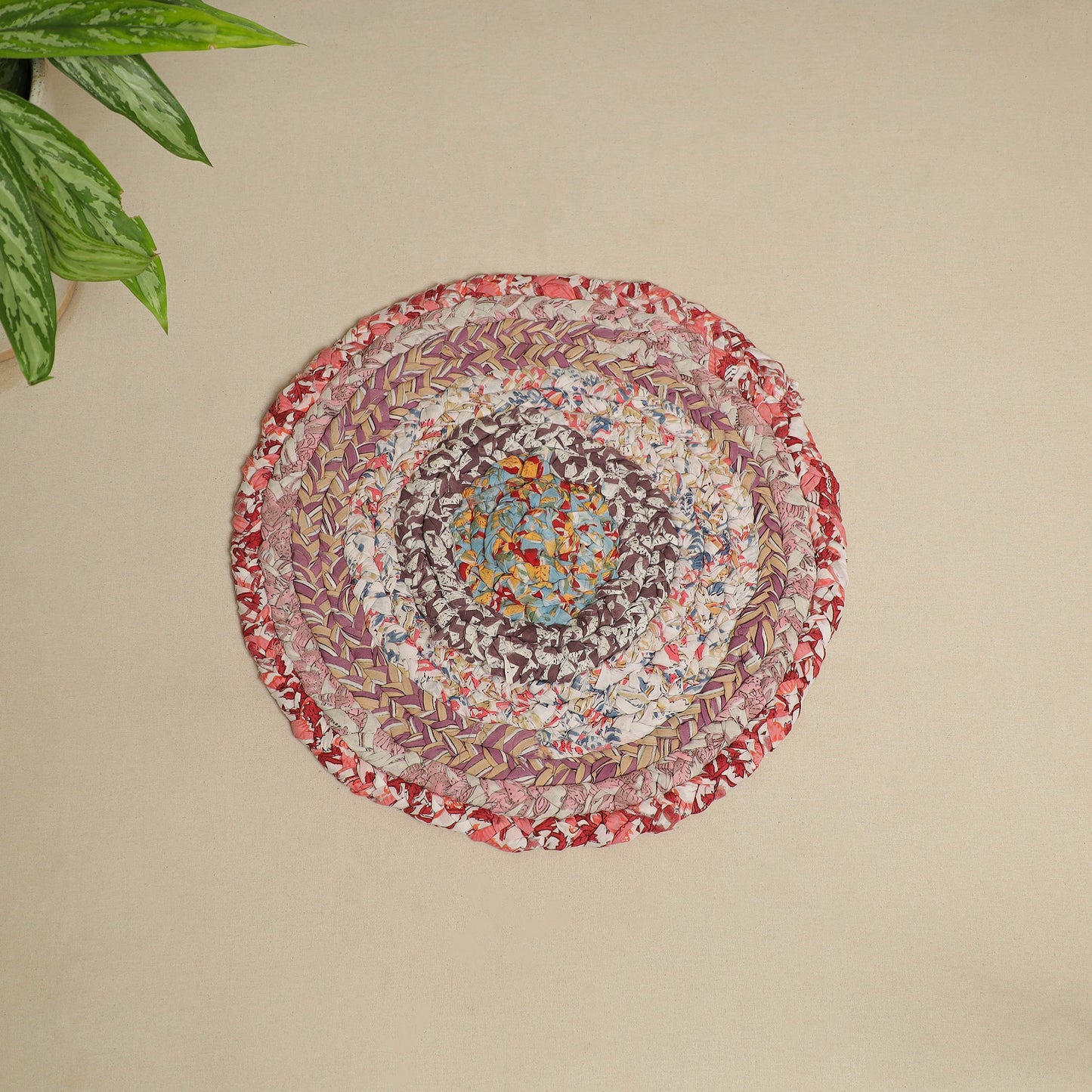  Gudri Hand Braided Recycled Door Mat Online in India