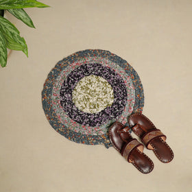  Gudri Hand Braided Recycled Door Mat Online in India