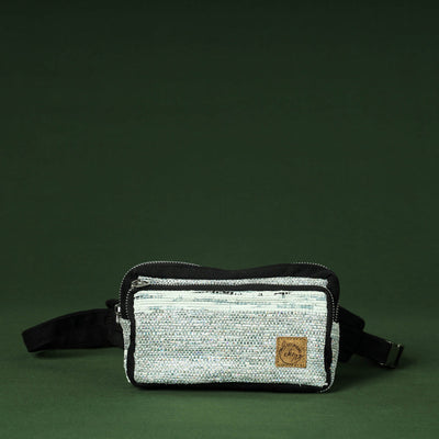  Upcycled Weave Handmade Fanny Pack Bag 