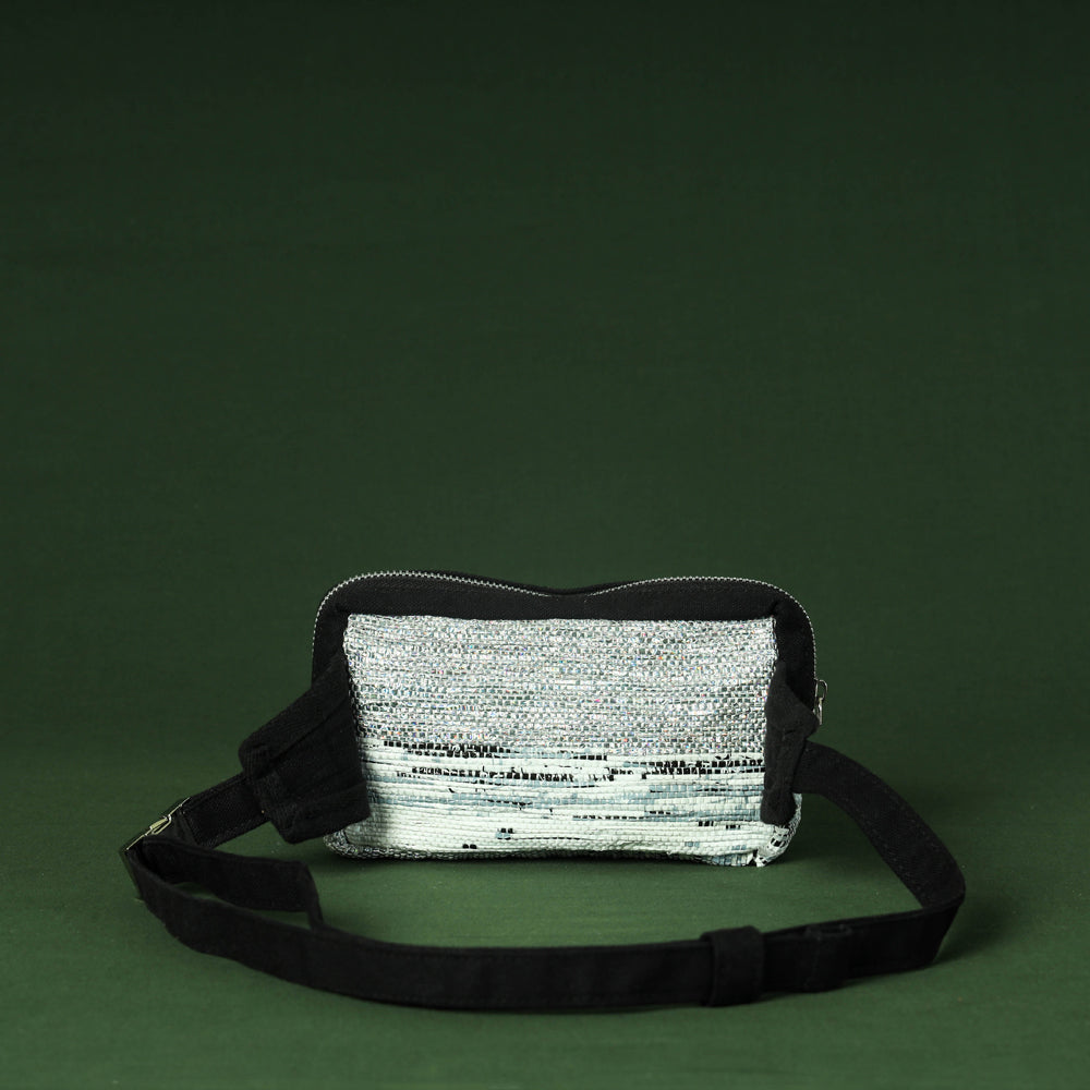  Upcycled Weave Handmade Fanny Pack Bag 