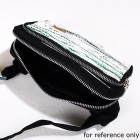  Upcycled Weave Handmade Fanny Pack Bag 