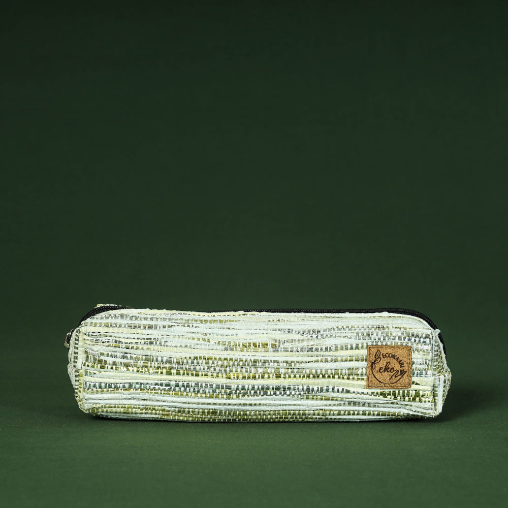  Upcycled Weave Handmade Pencil Pouch 