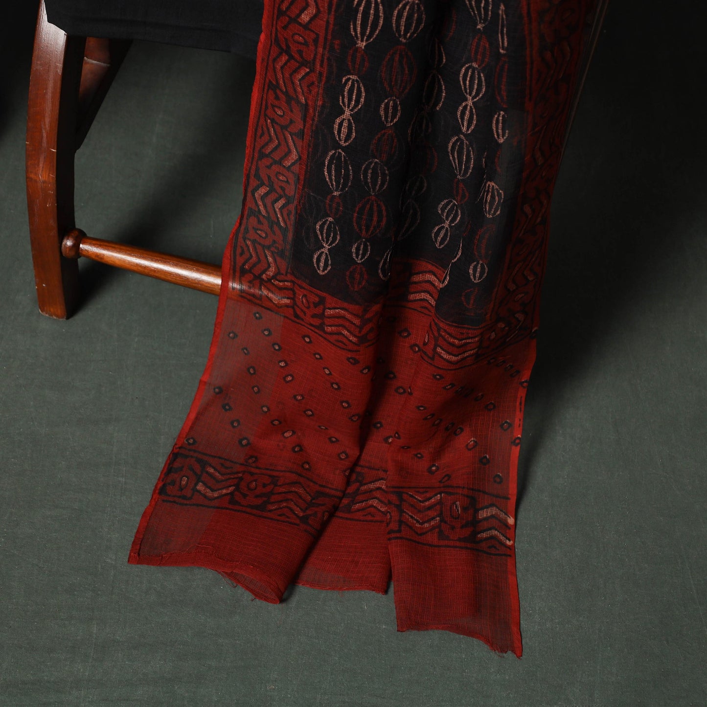 Vanaspati bagru hand block print kota doria cotton natural