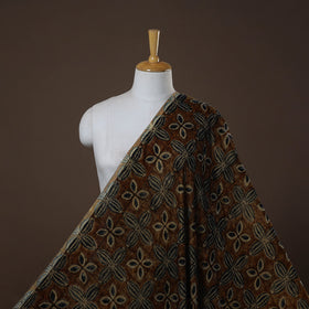 Velvet natural dyed fabric 02 - handcrafted