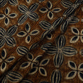 Velvet natural dyed fabric 02 - handcrafted