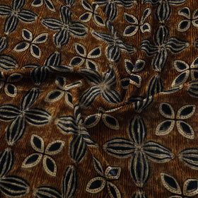 Velvet natural dyed fabric 02 - handcrafted