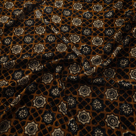 Velvet natural dyed fabric 03 - handcrafted