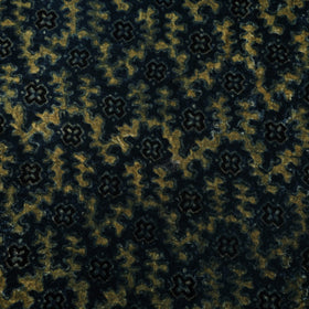 Velvet natural dyed fabric 04 - handcrafted