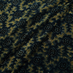Velvet natural dyed fabric 04 - handcrafted