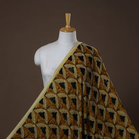 Velvet natural dyed fabric 05 - handcrafted