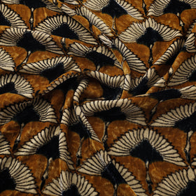 Velvet natural dyed fabric 05 - handcrafted