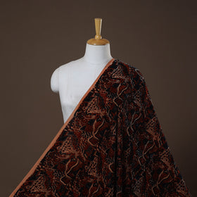 Velvet natural dyed fabric 06 - handcrafted