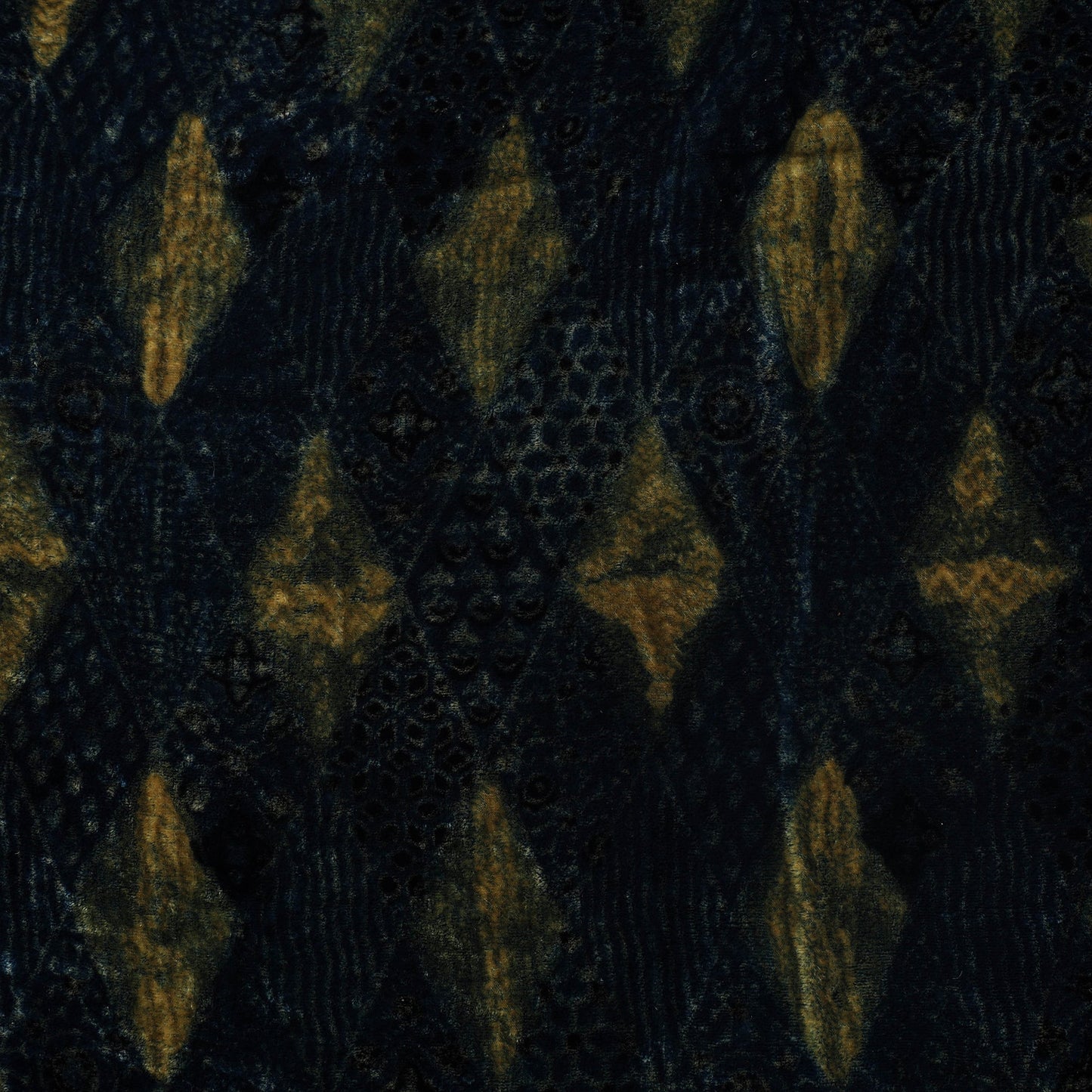 Velvet natural dyed fabric 07 - handcrafted