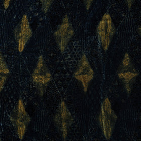 Velvet natural dyed fabric 07 - handcrafted