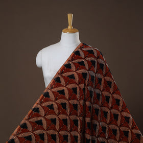 Velvet natural dyed fabric 08 - handcrafted