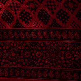 Velvet natural dyed fabric 10 - handcrafted