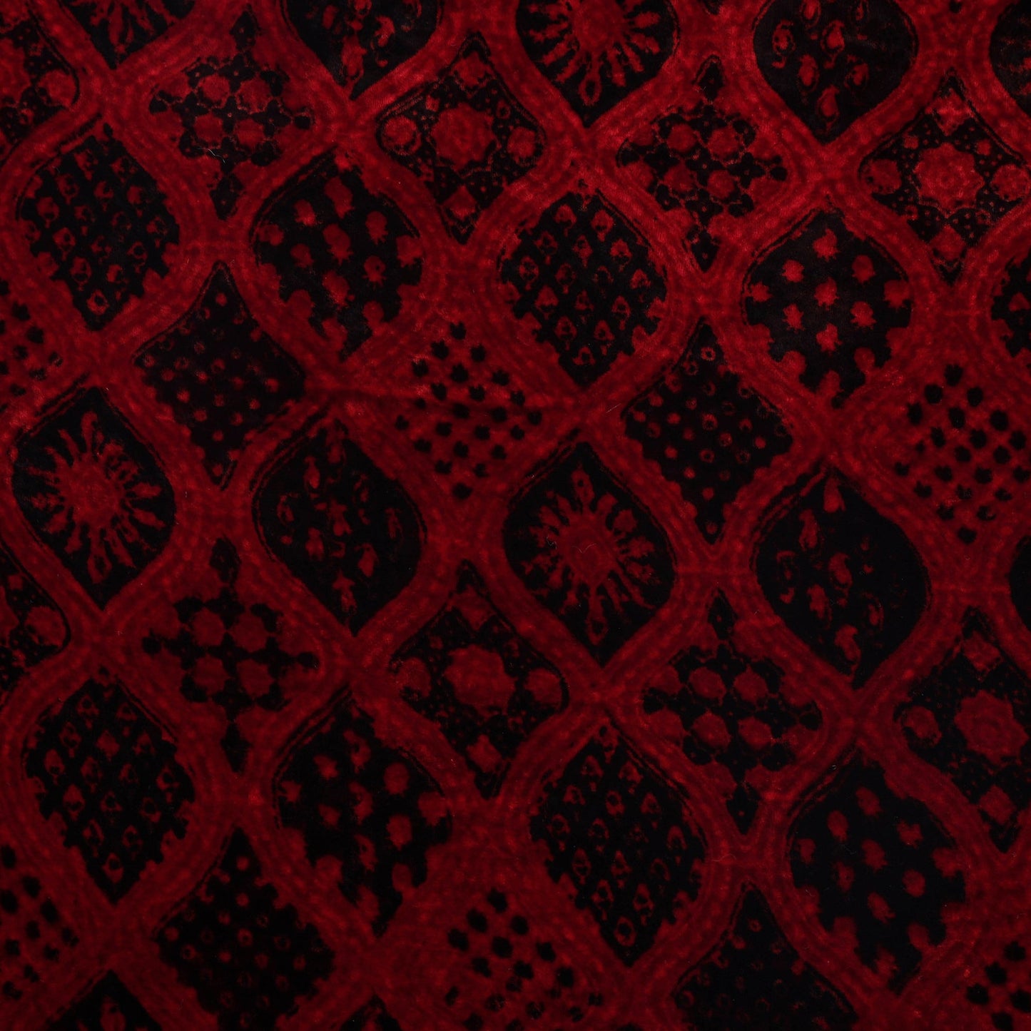 Velvet natural dyed fabric 10 - handcrafted