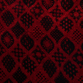 Velvet natural dyed fabric 10 - handcrafted