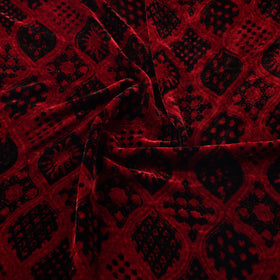 Velvet natural dyed fabric 10 - handcrafted