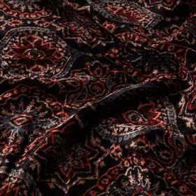 Velvet natural dyed hand fabric 02 - handcrafted