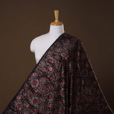 Velvet natural dyed hand fabric 02 - handcrafted