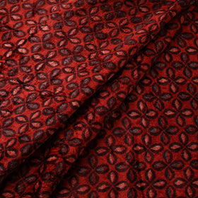 Velvet natural dyed hand fabric 03 - handcrafted