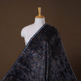 Velvet natural dyed hand fabric 04 - handcrafted