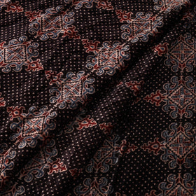 Velvet natural dyed hand fabric 07 - handcrafted