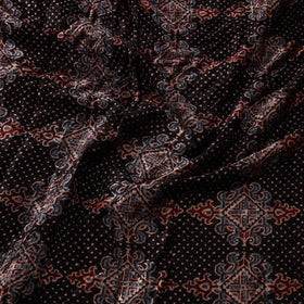 Velvet natural dyed hand fabric 07 - handcrafted