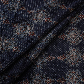 Velvet natural dyed hand fabric 09 - handcrafted