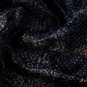 Velvet natural dyed hand fabric 09 - handcrafted