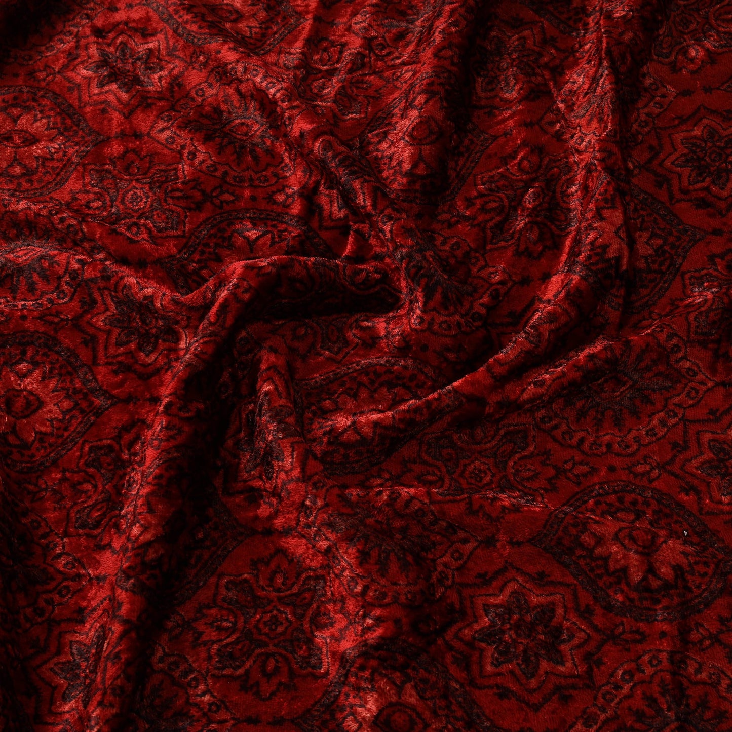 Velvet natural dyed hand fabric 10 - handcrafted