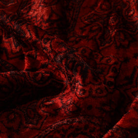 Velvet natural dyed hand fabric 10 - handcrafted