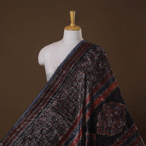 Velvet natural dyed hand fabric 28 - handcrafted