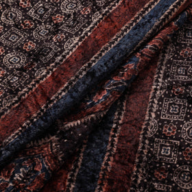 Velvet natural dyed hand fabric 28 - handcrafted