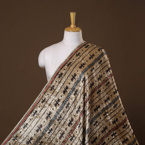 Velvet natural dyed hand fabric 30 - handcrafted