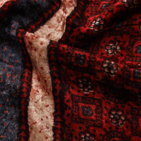 Velvet natural dyed hand fabric 38 - handcrafted