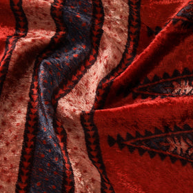 Velvet natural dyed hand fabric 39 - handcrafted